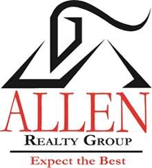 Allen Realty Group logo with roof icon